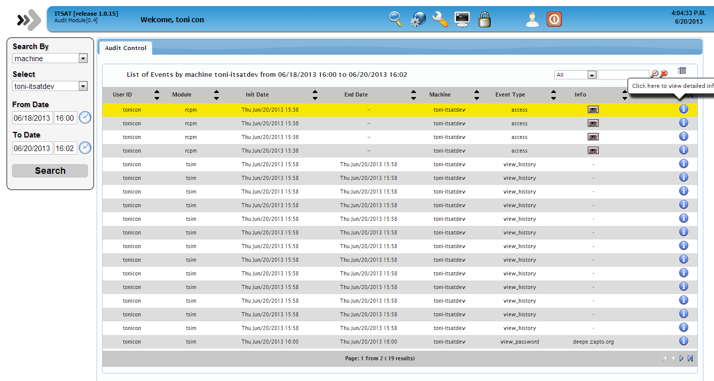 IT-SAT screenshot