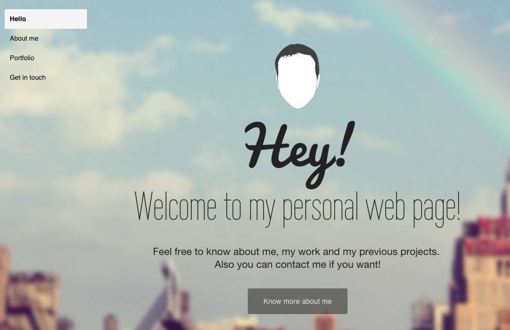 Legacy Personal Site screenshot